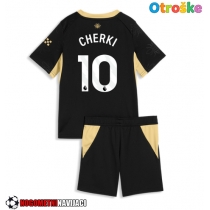 Otroške Nogometnih dresov Manchester City Rayan Cherki #10 Gostujoči 2026-27 Kratki rokavi (+ hlače)